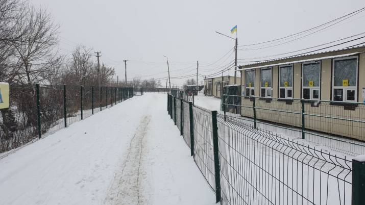 Вчера, 15 января, утром в медпункт на КПВВ