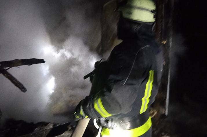 В Станично-Луганском районе при пожаре погибли 6 голов мелкого рогатого скота.