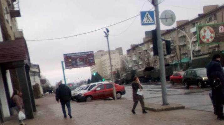 Российская техника в Луганске