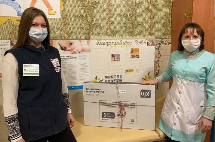 Електричні конвектори від Посольства Румунії в Україні передали у місця скупчення мешканців на лінії розмежування