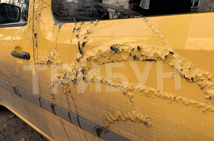 Харчук обвинил Хортива в порче своего авто и нападении на офис, в горсовете - ответили (фото, видео)