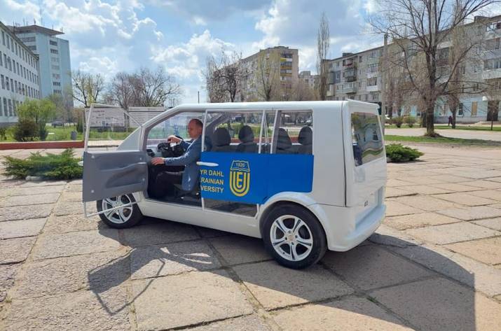 В Северодонецке презентуют электромобиль (видео)