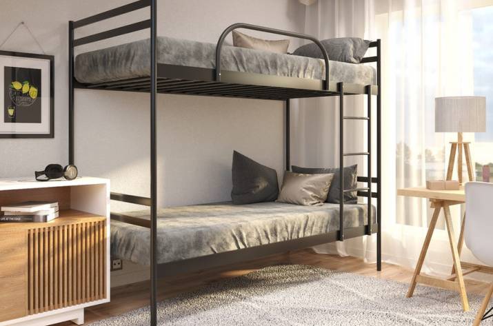 двухъярусные металлические кровати