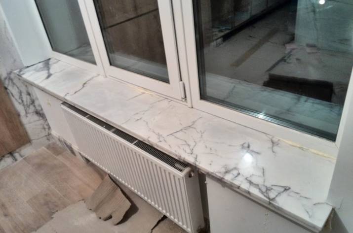 мраморный подоконник