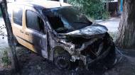 В Рубежном сожгли еще один автомобиль Харчука (фото, видео)