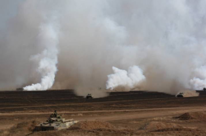 Россия начала масштабные военные учения