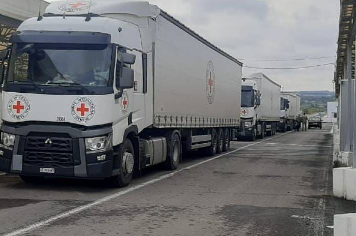 На оккупированные Луганщину и Донетчину доставлено еще более 37 тонн гуманитарного груза.