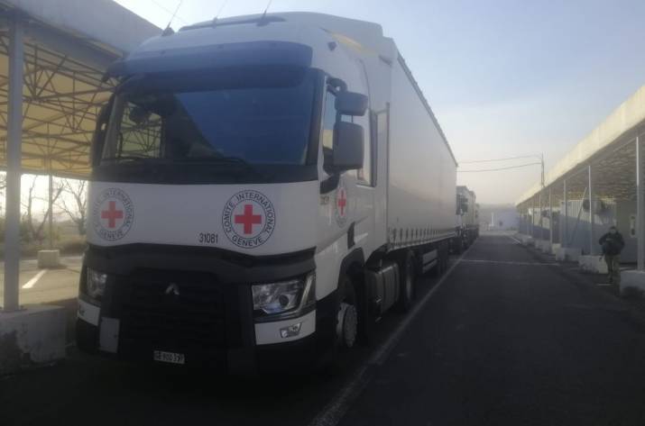 На оккупированную часть Донецкой и Луганской областей доставлено еще более 63 тонн гуманитарного груза.