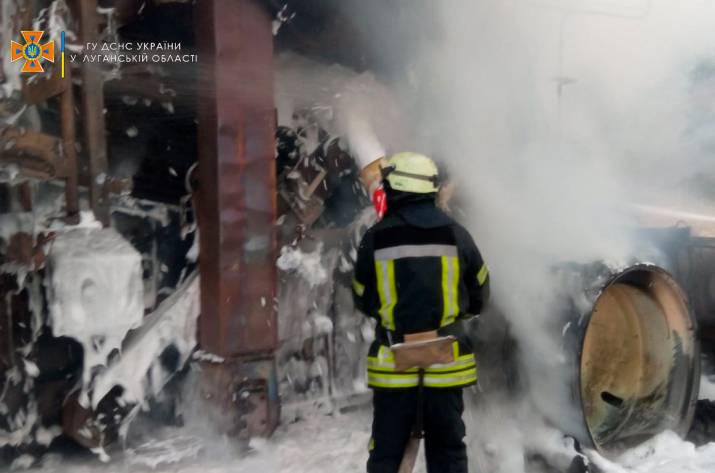 В с. Смоляниново ликвидировали возгорание комбайна.