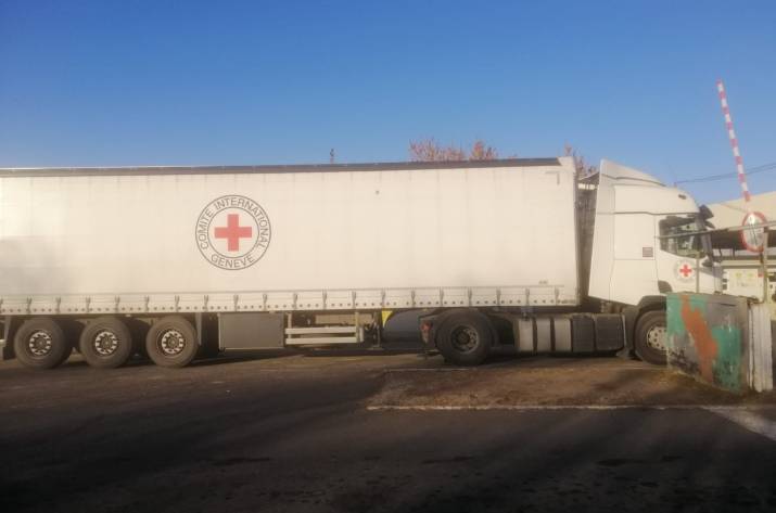 На оккупированную часть Донецкой и Луганской областей доставлено еще более 56 тонн гуманитарного груза.