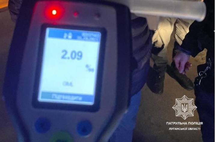 В Северодонецке задержали нетрезвого водителя