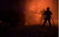 В Старобельске горел грузовик (видео)