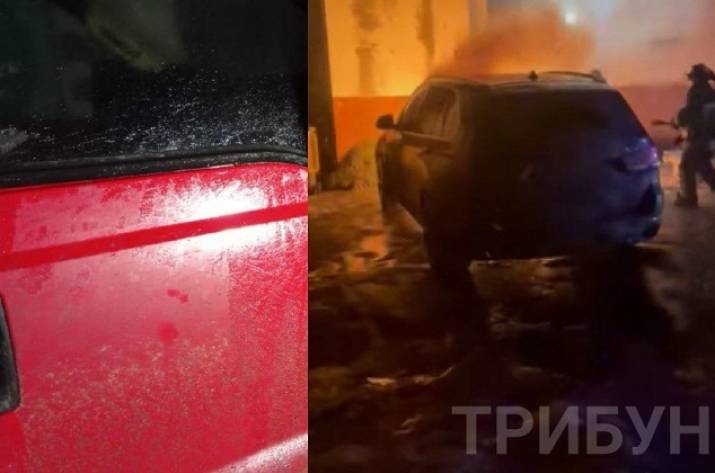 Луганщина: Харчуку облили авто бензином, а матери Конова - сожгли