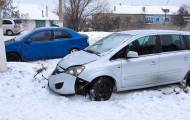 В Лисичанске столкнулись автомобили