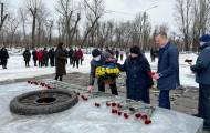 В Рубежном отметили годовщину освобождения от немецко-фашистских захватчиков 