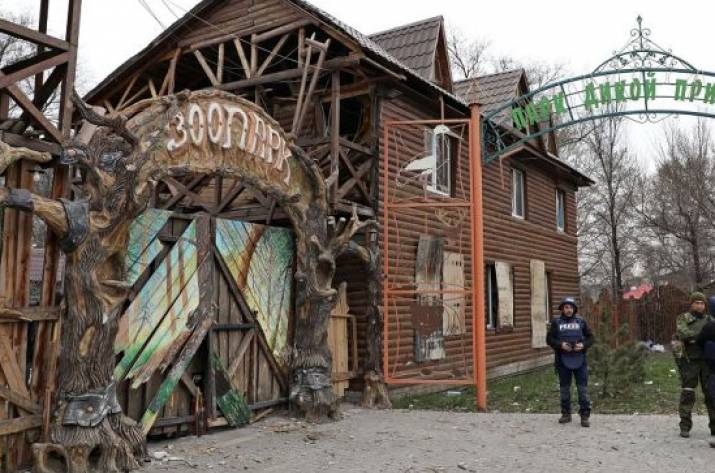 В зоопарке Мариуполя погибли животные