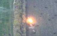 ВСУ показали как на востоке Украины уничтожают танки противника (видео)