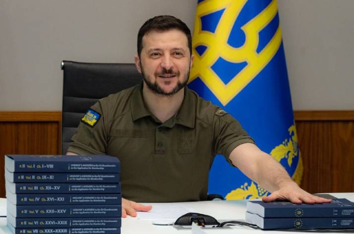 Сегодня Украина заполнила вторую часть анкеты для членства в ЕС