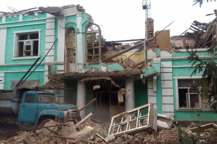 Обстрел Лисичанск