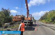 ремонт дороги у Донецькій області