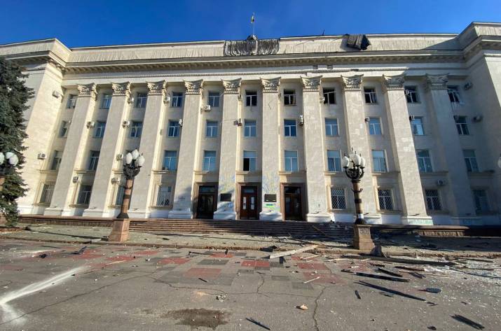 Обстрел Херсон