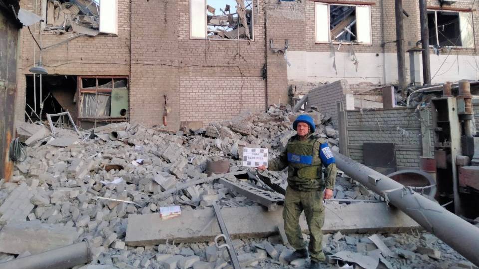 Обстрел Луганск