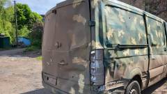 Обстрел машина