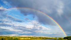 погода дощ літо веселка