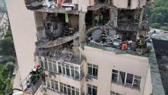 Наслідки влучання ворожої ракети в Києві