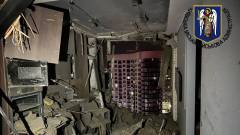 Наслідки падіння уламків в Дарницькому районі Києва