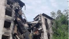 Зруйнований будинок в Сєвєродонецьку