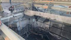 Наслідки удару по Керченському мосту в Криму