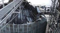 Пошкоджений термінал з зерном на Одещині