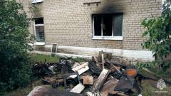 Наслідки пожежі в тимчасово окупованому Хрустальному