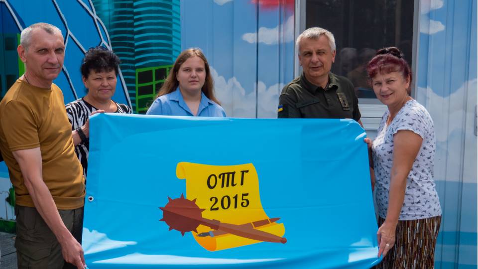 Новопсковська громада у модульному містечку Бородянки