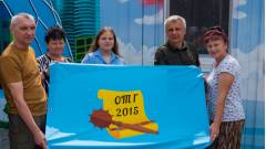 Новопсковська громада у модульному містечку Бородянки