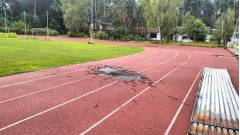 Прильот на стадіон