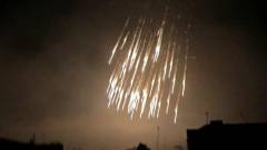 Обстріл форсфорними снарядами