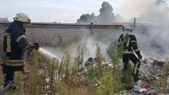 Пожежа в Рубіжному на вулиці Польовій