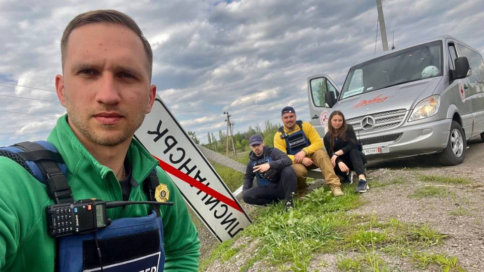 Фото волонтера Романа Козодоя
