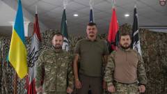 Артем Лисогор та бійці батальйону 