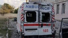 Наслідки удару по лікарні в Бериславі