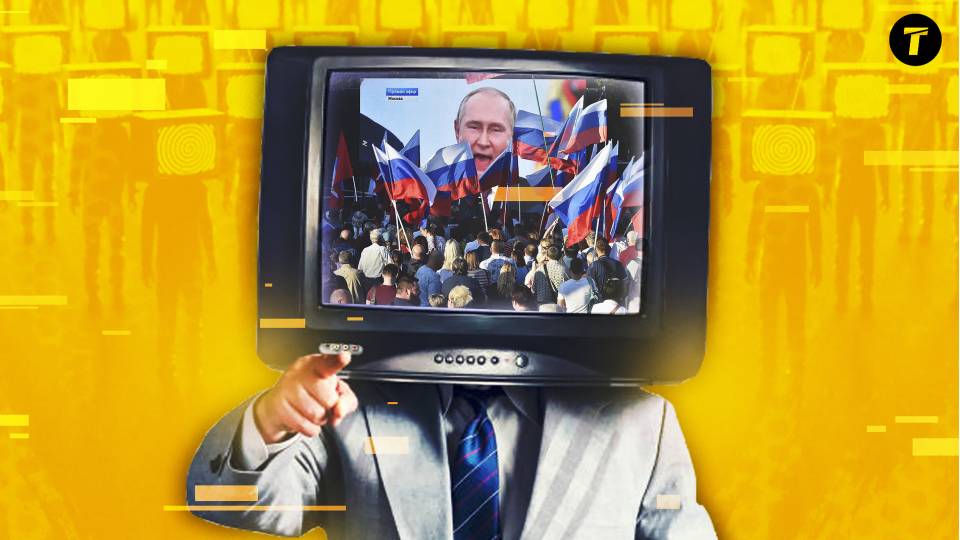 російське телебачення, Путін вибори