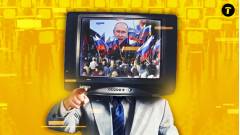 російське телебачення, Путін вибори