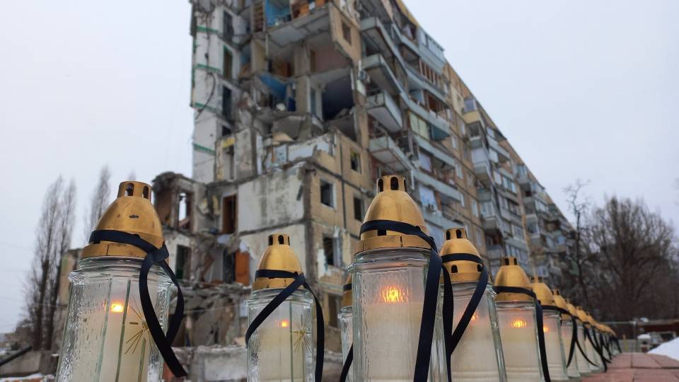 Вшаування загиблих Дніпро