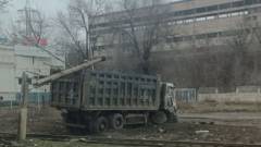 вантажівка транспорт окупантів маріуполь