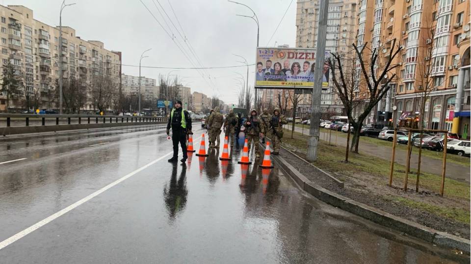 блокпости в Києві