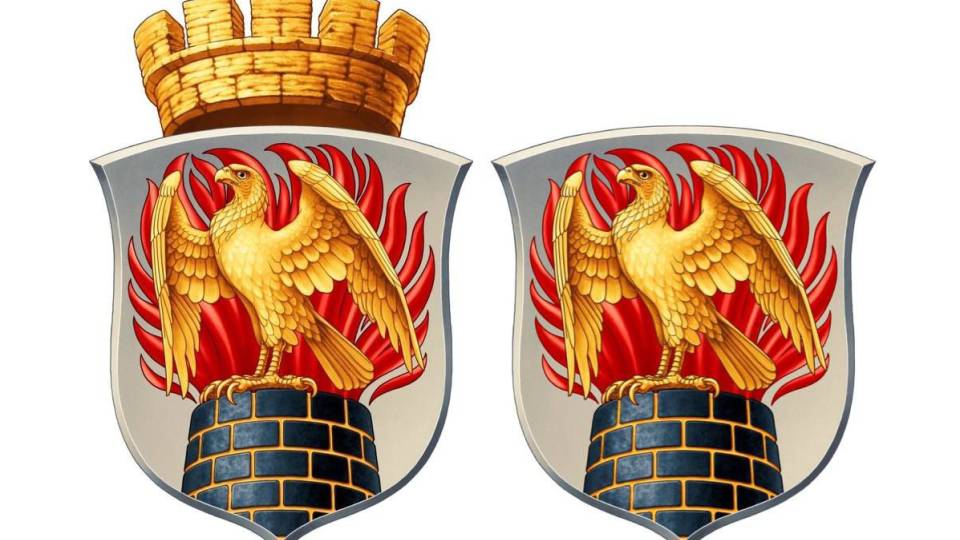 "герб" та "прапор" окупованого Сєвєродонецька