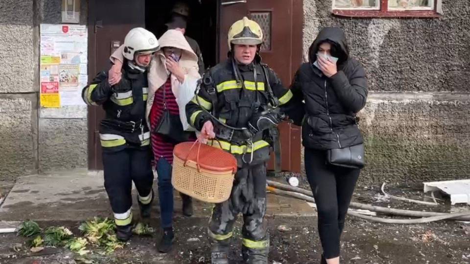 вибух, евакуація людей
