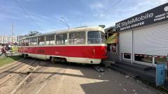 Трамвай аварія